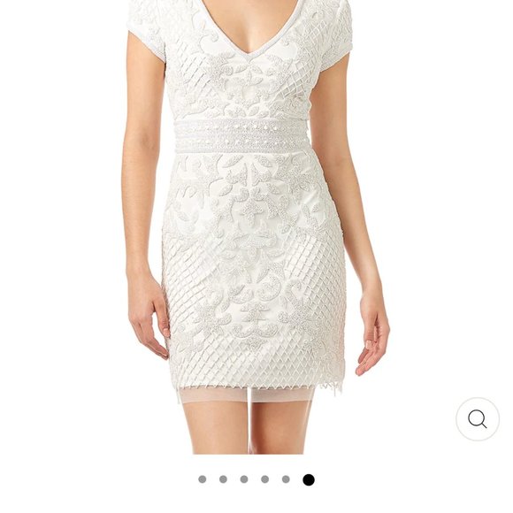 Only worn once LARA Cocktail Beaded Cap Sleeve Dress - Picture 8 of 8